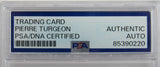 Pierre Turgeon Signed Auto Autograph Card PSA/DNA Encapsulated