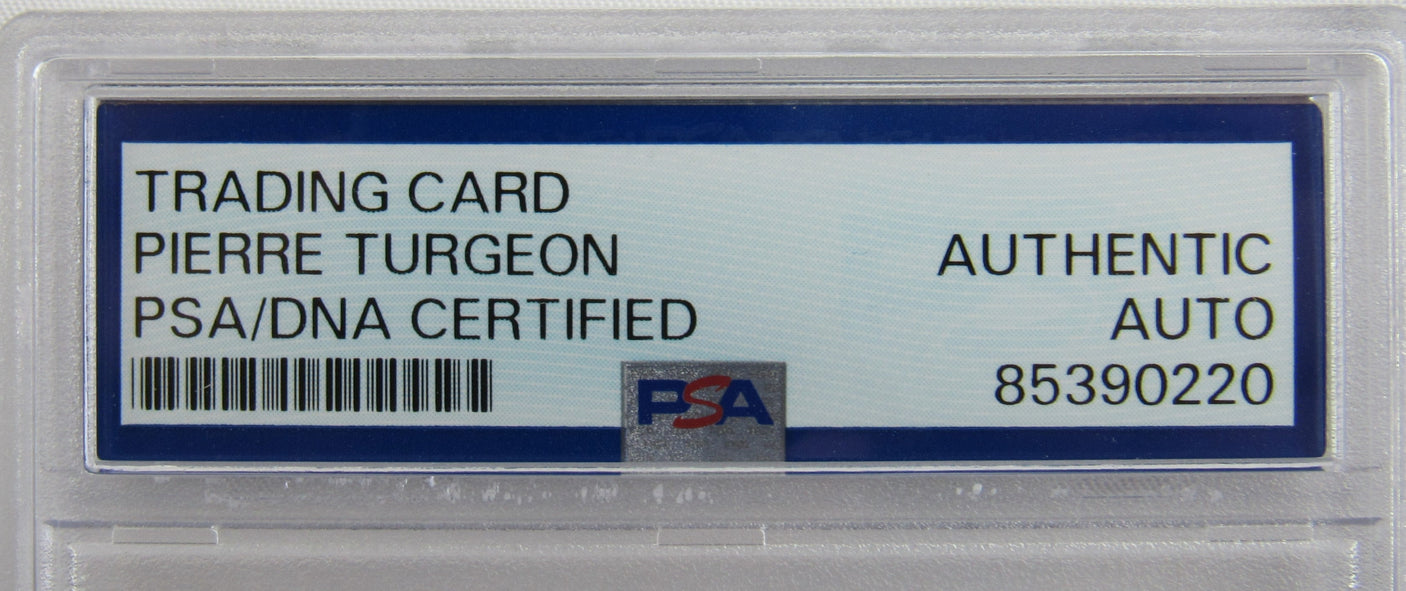 Pierre Turgeon Signed Auto Autograph Card PSA/DNA Encapsulated