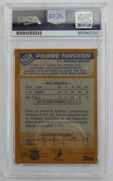Pierre Turgeon Signed Auto Autograph Card PSA/DNA Encapsulated