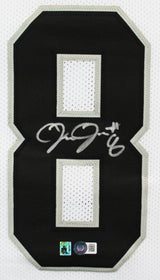 Josh Jacobs Authentic Signed White Pro Style #8 Jersey BAS Witnessed