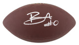 Jets Braelon Allen Authentic Signed Wilson Super Grip Nfl Football BAS Witnessed