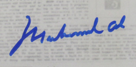 Muhammad Ali Signed Auto Autograph Framed Photo JSA LOA XX12400