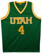 Adrian Dantley "HOF 08" Authentic Signed Green Pro Style Jersey BAS Witnessed