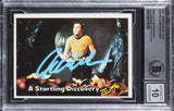 William Shatner Star Trek Signed 1976 Topps Star Trek #45 Card Auto 10! BAS Slab