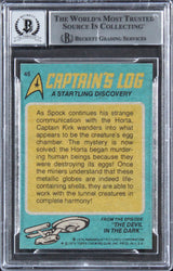 William Shatner Star Trek Signed 1976 Topps Star Trek #45 Card Auto 10! BAS Slab