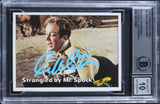 William Shatner Star Trek Signed 1976 Topps Star Trek #61 Card Auto 10! BAS Slab
