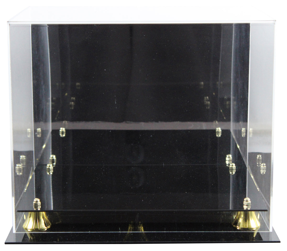 Deluxe Acrylic Football Helmet Mirrored Back Display Case