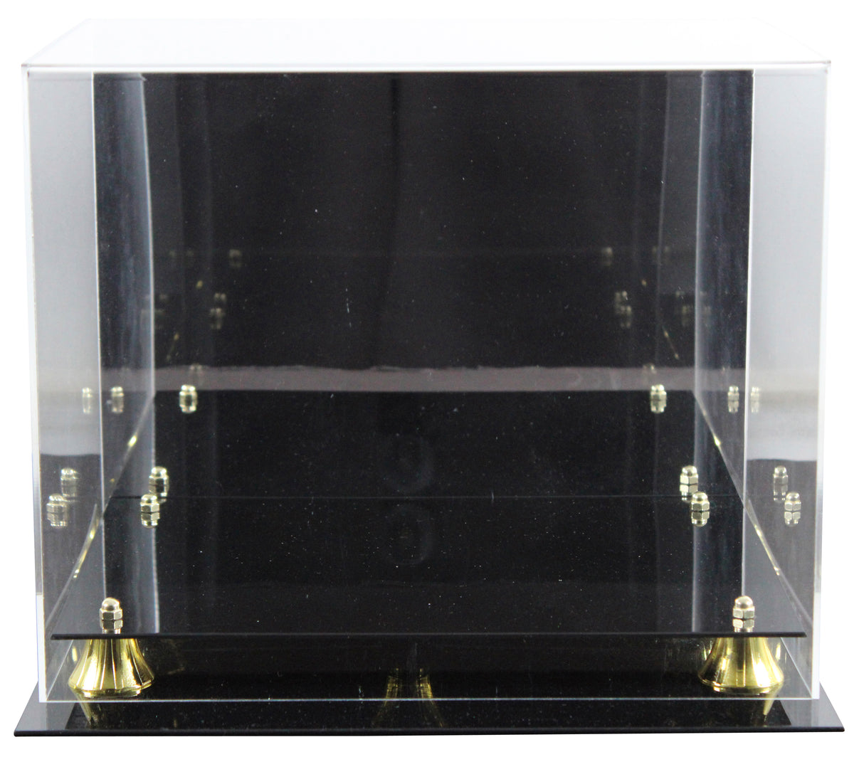 Deluxe Acrylic Football Helmet Mirrored Back Display Case
