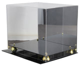 Deluxe Acrylic Football Helmet Mirrored Back Display Case