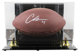 Raiders Aidan O'Connell Signed Wilson Super Grip Football W/ Case BAS Witnessed