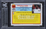 Magic Shaquille O'Neal Signed 1992 Topps Gold #362 Rookie Card BAS Slabbed