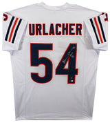 Brian Urlacher "HOF 18" Authentic Signed White Pro Style Jersey BAS