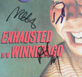 Foo Fighters (4) Signed Exhausted Winnebago Album Cover W/ Vinyl PSA/DNA #V09804