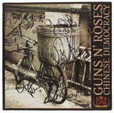 Guns N' Roses (6) Axl Rose +5 Signed Chinese Democracy Album Cover BAS #AB77693