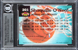 Magic Shaquille O'Neal Authentic Signed 1992 Stadium Club #201 Card BAS Slabbed