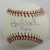 Ken Forsch Signed Auto Rawlings Baseball B164