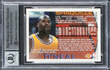Lakers Shaquille O'Neal Signed 1996 Topps NBA At 50 #220 Card Auto 10! BAS Slab