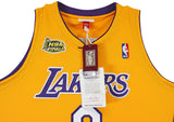 Lakers Kobe Bryant Signed Yellow M&N 2000-01 HWC Authentic Jersey PSA #B11732