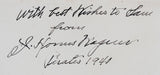 Pirates Honus Wagner Authentic Signed 6x9.5 1940 Handwritten Letter JSA #XX03760