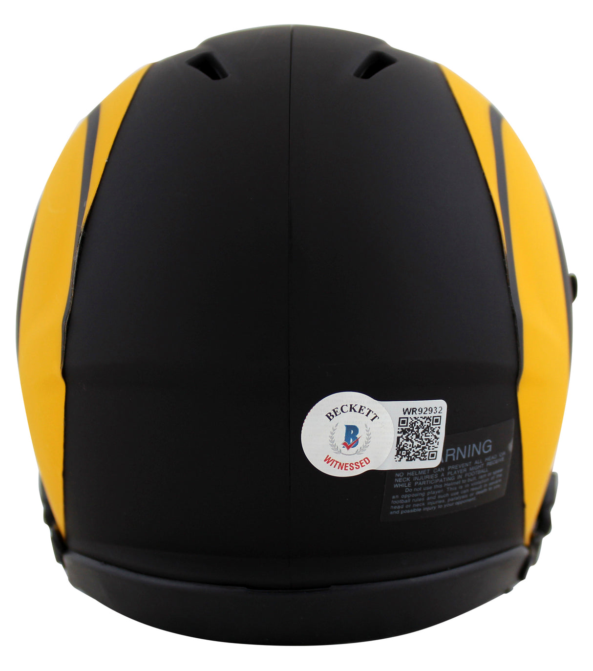 Rams Torry Holt Authentic Signed Alternate Eclipse Speed Mini Helmet BAS Witness