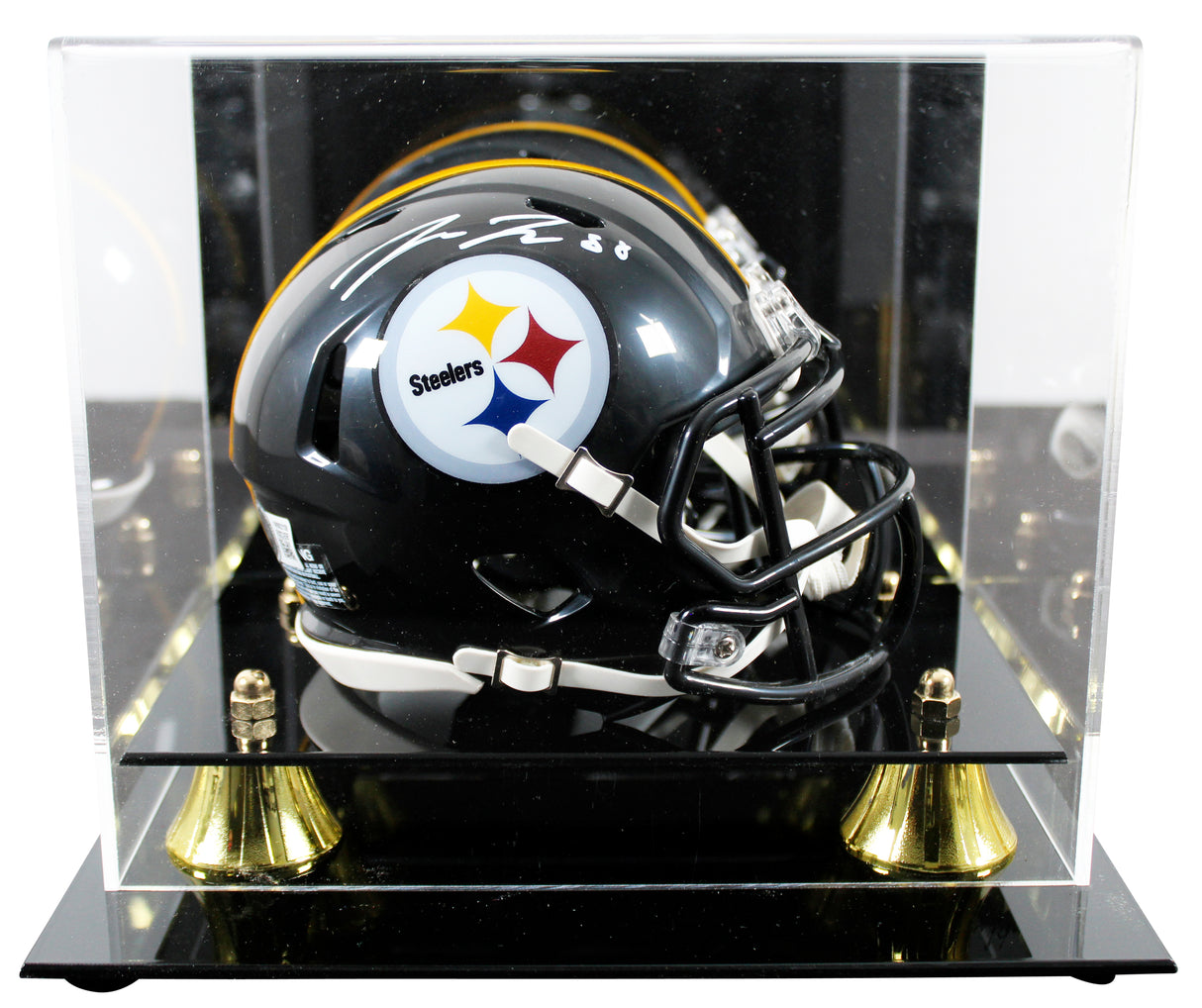 Steelers Pat Freiermuth Authentic Signed Speed Mini Helmet W/ Case BAS Witnessed