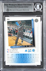 Magic Shaquille O'Neal Authentic Signed 1993 Upper Deck #300 Card BAS Slabbed