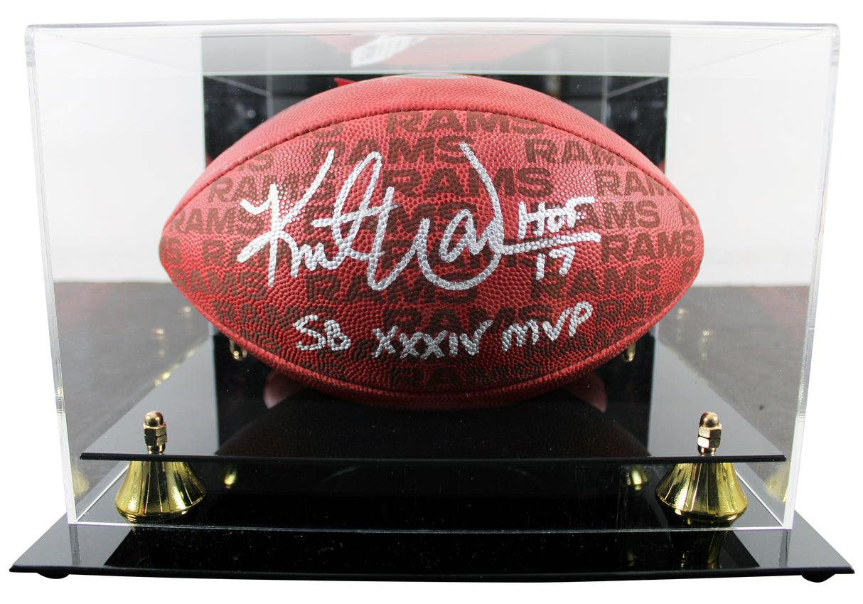 Seahawks Steve Largent & DK Metcalf Signed Full Size Speed Proline Helmet BAS