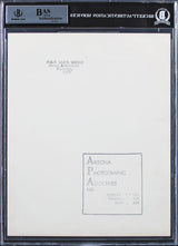 Frank Lloyd Wright Authentic Signed 8x10 Black & White Photo BAS Slabbed