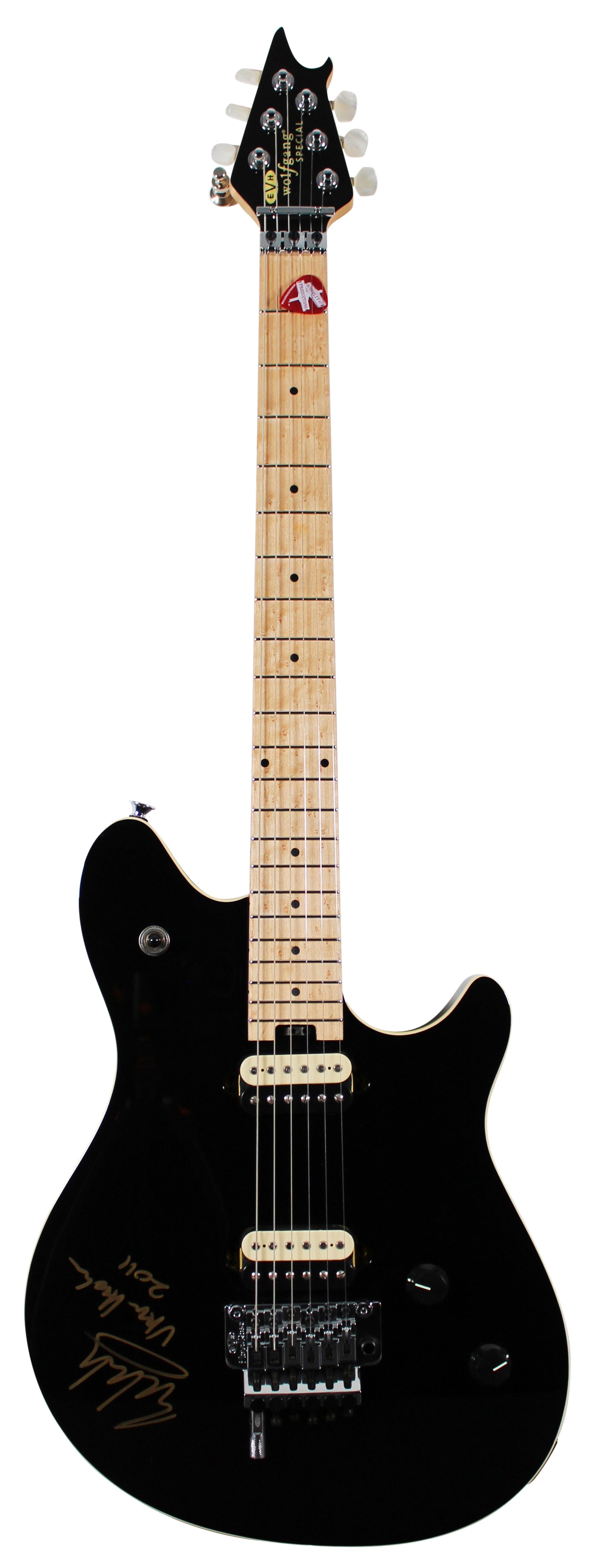 Eddie Van Halen Signed Black EVH Wolfgang Special Electric Guitar JSA #YY09958