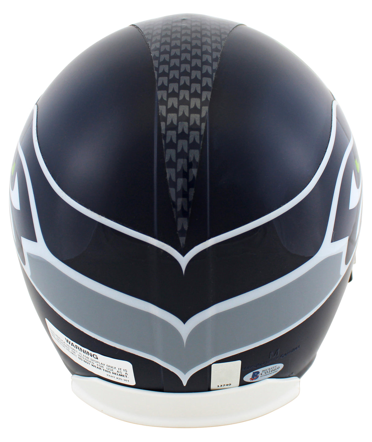 Seahawks Marshawn Lynch Authentic Signed Full Size Rep Helmet Autographed BAS