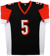 Tee Higgins Authentic Signed Black Pro Style Jersey Autographed BAS Witnessed