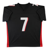 Bijan Robinson Authentic Signed Black Pro Style Jersey Autographed BAS