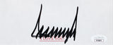 Donald J. Trump Authentic Signed & Framed Cut Signature Autographed JSA