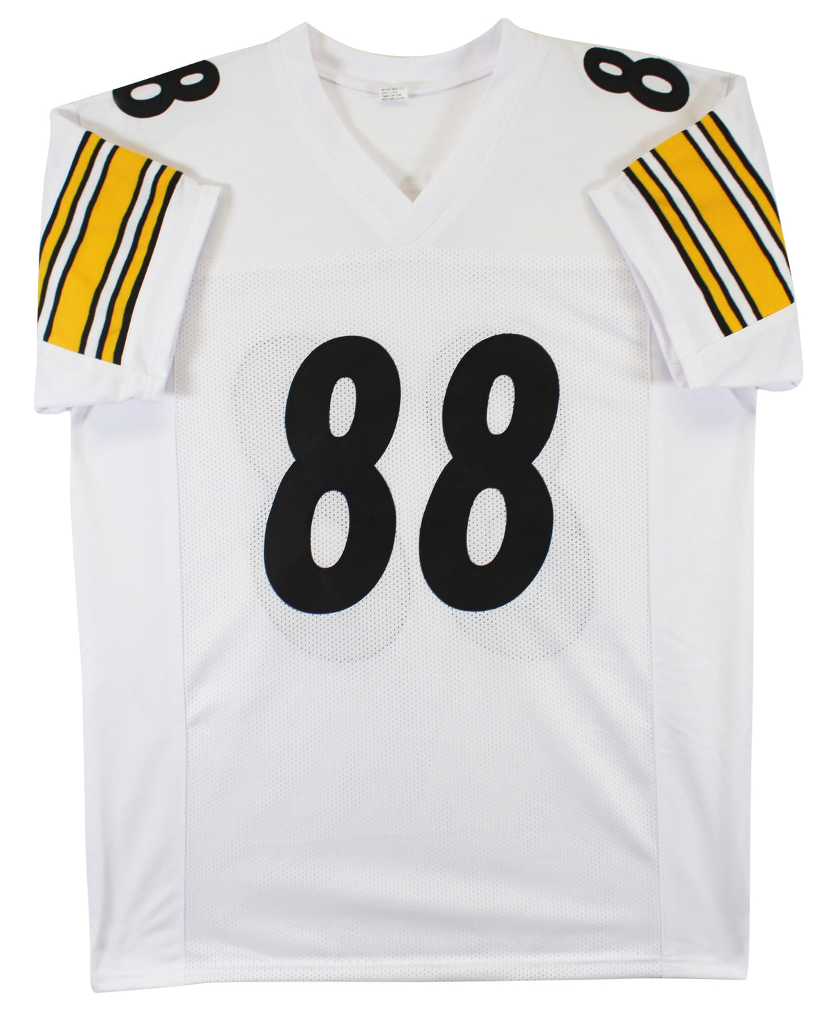 Pat Freiermuth Authentic Signed White Pro Style Jersey Autographed BAS Witnessed