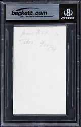 Jamie Foxx Ray Authentic Signed 3x5 Index Card Autographed BAS Slabbed 2