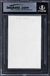 Dudley Moore Arthur Authentic Signed 3x5 Index Card Autographed BAS Slabbed 2