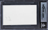 Scott Baio Happy Days Authentic Signed 3x5 Index Card Autographed BAS Slabbed