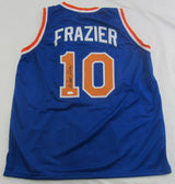 Walt Frazier Signed Auto Autograph Replica Knicks Jersey JSA Witness COA