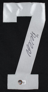 Davante Adams Authentic Signed Black Pro Style Jersey Autographed BAS Witnessed