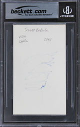 Scott Bakula Star Trek Enterprise Authentic Signed 3x5 Index Card BAS Slabbed 3