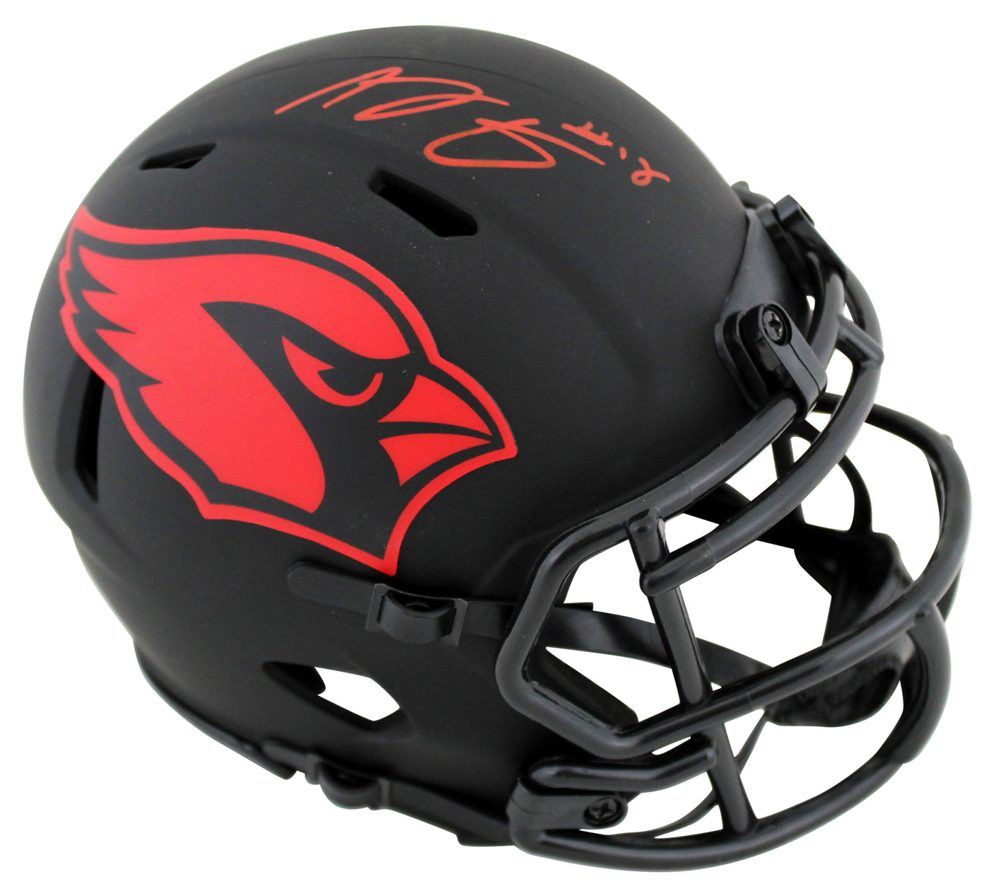 Cardinals A.J. Green Signed Eclipse Speed Mini Helmet w/ Red Sig BAS Witnessed