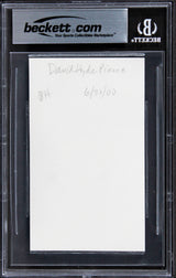 David Hyde Pierce Frasier Authentic Signed 3x5 Index Card BAS Slabbed 1