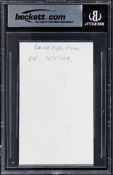 David Hyde Pierce Frasier Authentic Signed 3x5 Index Card BAS Slabbed 2