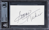 George Takei Star Trek: The Original Series Signed 3x5 Index Card BAS Slabbed 2