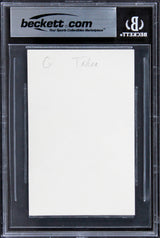 George Takei Star Trek: The Original Series Signed 3x5 Index Card BAS Slabbed 2