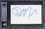 Robert Zemeckis Back To The Future Authentic Signed 3x5 Index Card BAS Slabbed 2