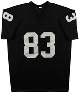 Ted Hendricks "HOF 90" Authentic Signed Black Pro Style Jersey BAS Witnessed