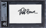 Rob Lowe The Outsiders Authentic Signed 3x5 Index Card Autographed BAS Slabbed 2