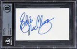 Edie McClurg Ferris Bueller's Day Off Signed 3x5 Index Card BAS Slabbed 2