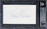 Estelle Parsons Roseanne Authentic Signed 3x5 Index Card BAS Slabbed